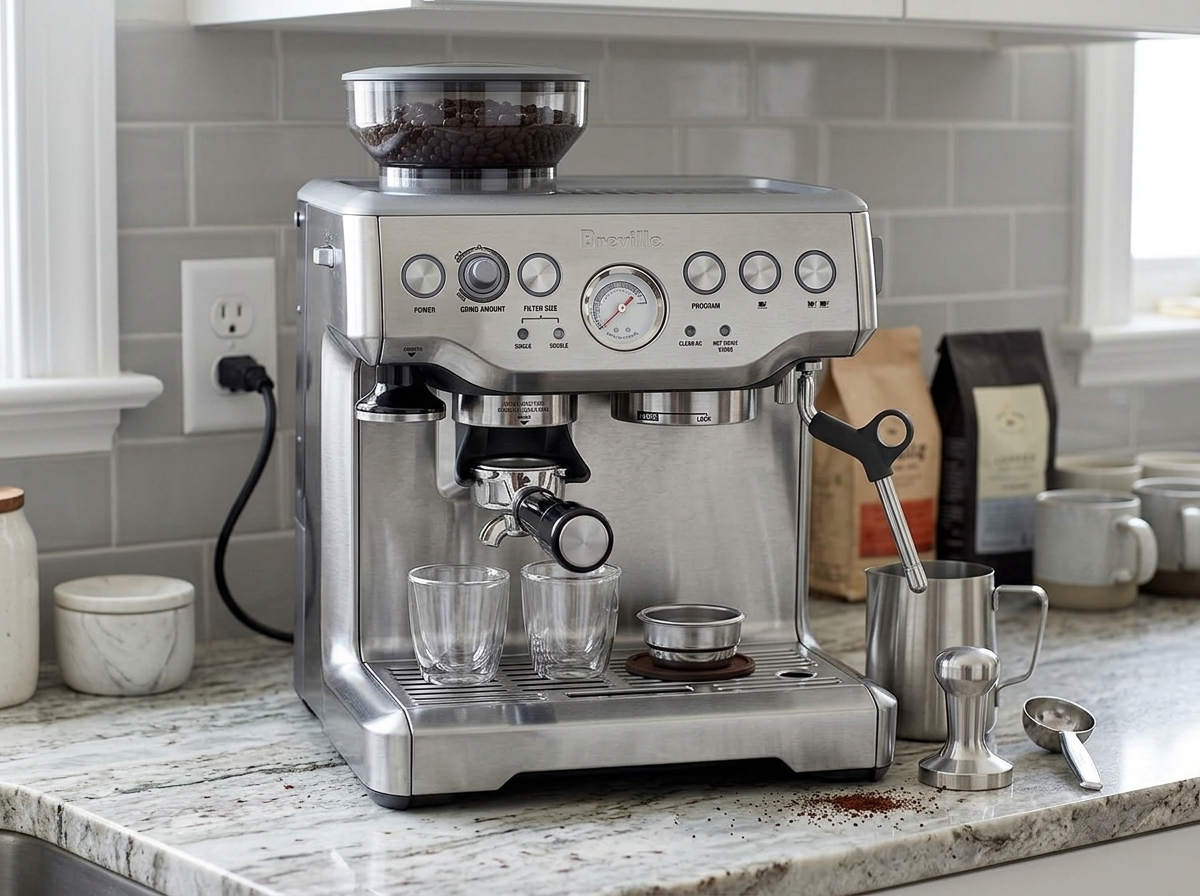 Breville BES870XL Barista Express Espresso Machine